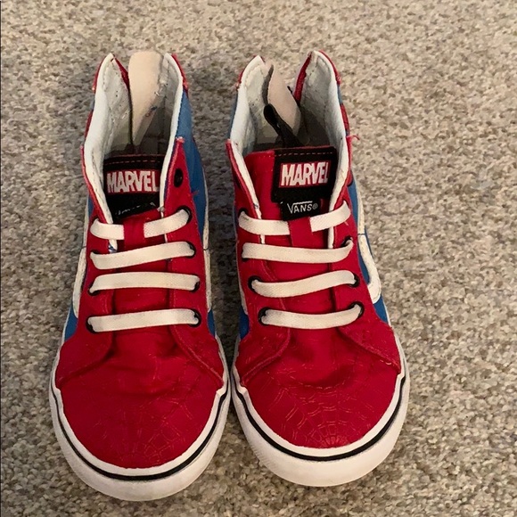 vans spiderman high tops